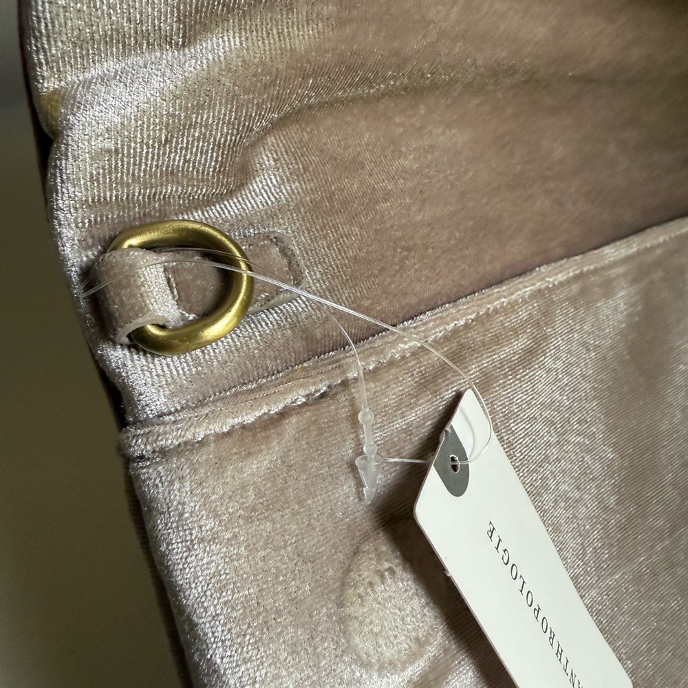 NWT | ANTHROPOLOGIE Augustina Foldover Velvet Large Clutch Travel Tech Pouch - Picture 4 of 11